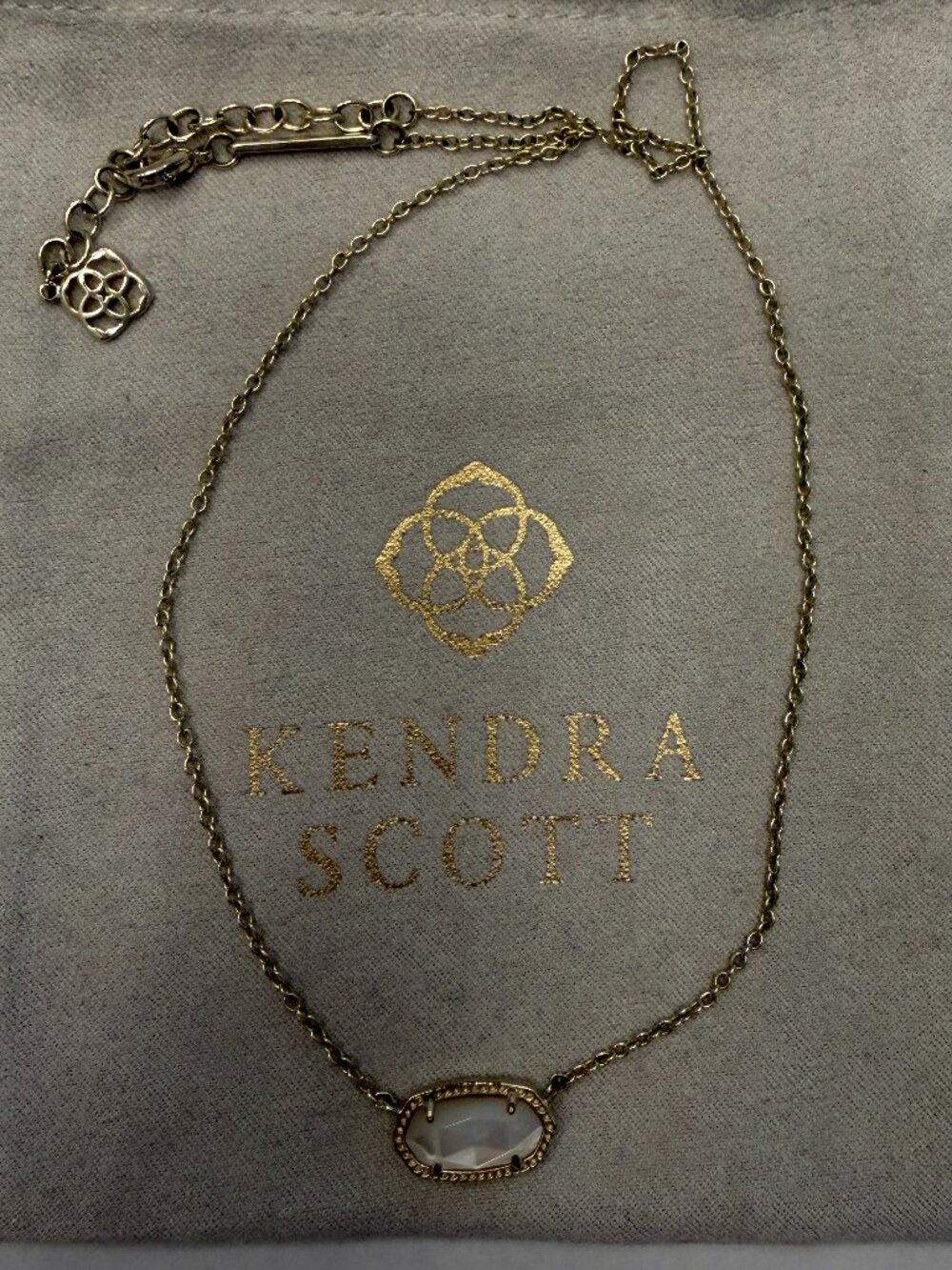 Kendra Scott Elisa Necklace, mother of pearl